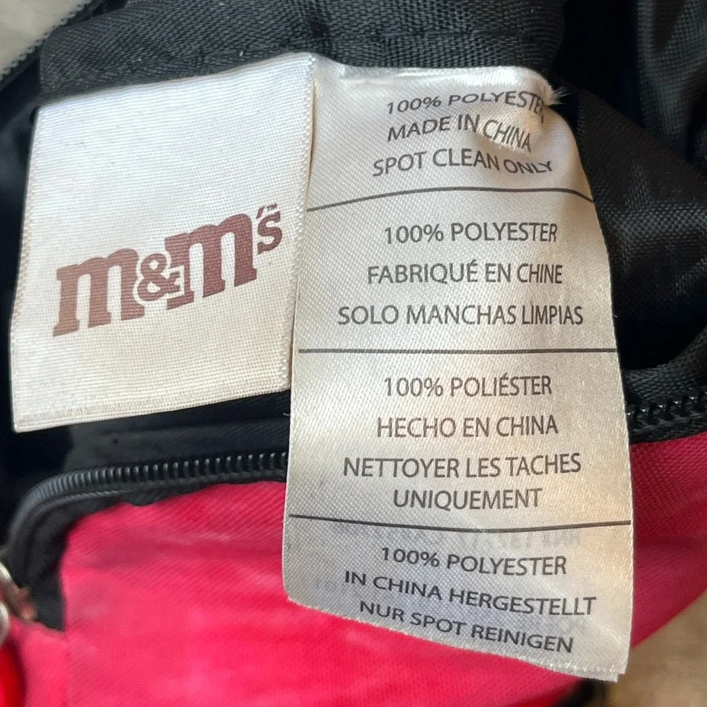 M&M's Fanny Pack Belt Bag Tie‎ Dye 3 Pockets Adjustable Strap Waist Pack